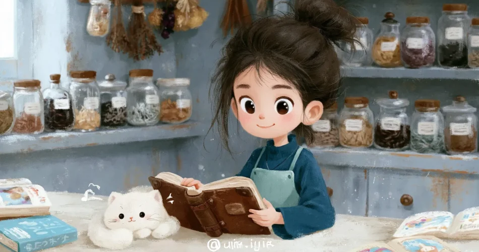 tchitcha. An enchanting cozy illustration of a young woman wi 6eda5896 8c92 4eca abd5 87afec898f7b 0 pour ménopause et